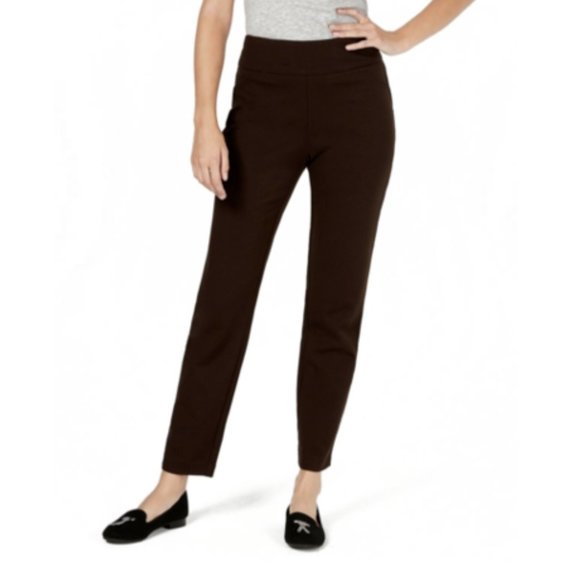 charter club slim leg pants
